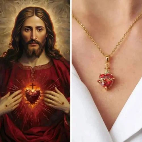 COLLAR CORAZON DE JESUS