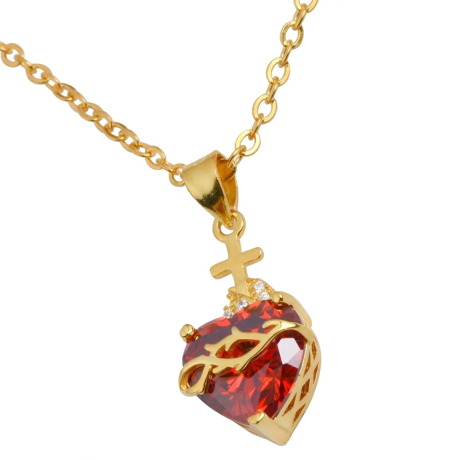 COLLAR CORAZON DE JESUS