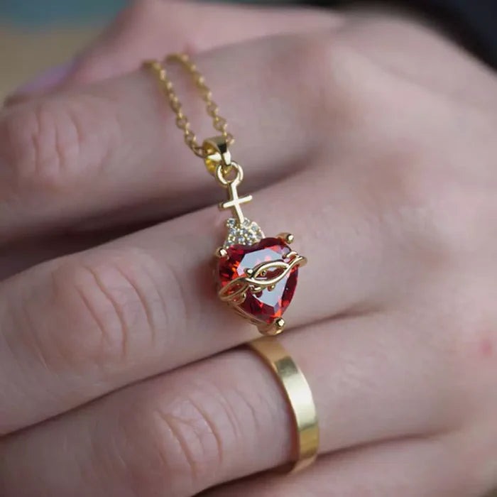 COLLAR CORAZON DE JESUS